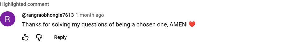 YouTube comment